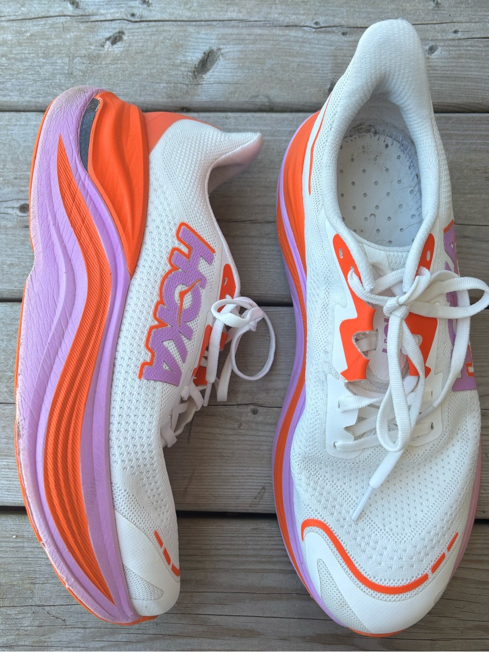 Men's 10.5 Hoka One One Skyward X Performance Running Shoes Runners Carbon Plate
